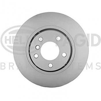 HELLA Bremsscheibe 8DD 355 129-811 für BMW, Hinterachse, Set aus 2 Bremsscheiben