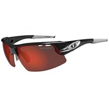 Tifosi Gafas de sol unisex Crit Half Frame Race Plata Clarion Rojo, talla única