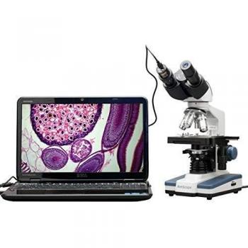 Microscopio Composito AmScope 40‑2500X 3D Stage