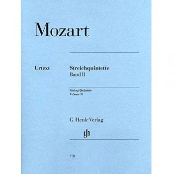 Partitions classique HENLE VERLAG MOZART W.A.