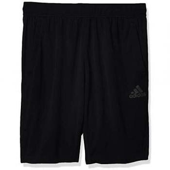 Adidas 3 Stripes 9 Inch Men's Athletic Shorts Black/White M
