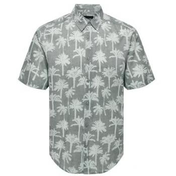 Camisa Azul Cálido Hombre Only & Sons
