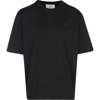 Ami Paris T-Shirt Schwarz Herren Größe S   Uts040.Je0090