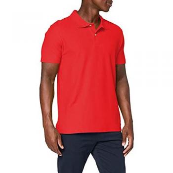 Stedman Poloshirt Männer Rot Baumwolle X-Large