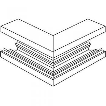 KLEINHUIS Brüstungskanal Außeneck BA1308.3