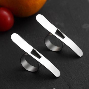Éplucheur d'Orange en Acier Inoxydable 2 Pcs