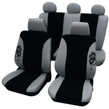 Cartrend MYSTERY 11‑Teile Sitzbezugset – Drachen‑Motiv in mehreren Farbvarianten
