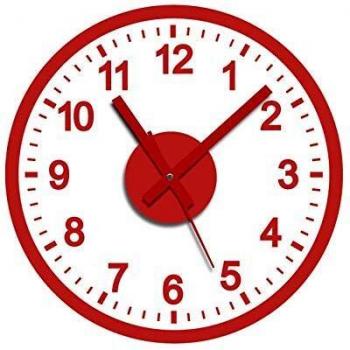 Rosso Orologio Stickers Complete BigBuy