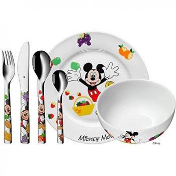 WMF Kinderbesteck-Set 6-teilig Mickey Mouse bunt