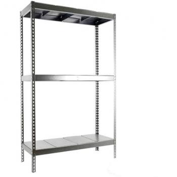 SimonRack Estantería Metálica para Almacenaje, 2000x1800x750 mm, 3 Estantes, Carga de 600 kg por estante, Galvanizado
