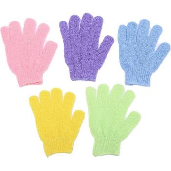5pcs Spa Foam Exfoliating Gloves