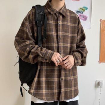 Túnica Coreana Retro en Lana y Algodón: Estilo Cuadrado, Cuello Vuelto