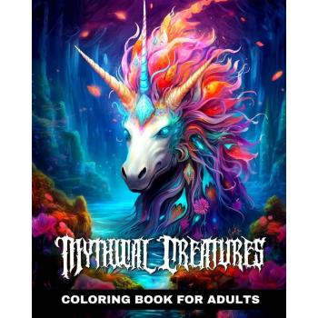Mythical Creatures Coloring Book for Adults