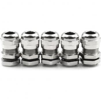 5-piece Stainless Steel Cable Glands Connector for 3-8mm Cables