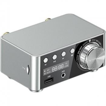 Class D Stereo Amplifier with Bluetooth 5.0 and USB Input