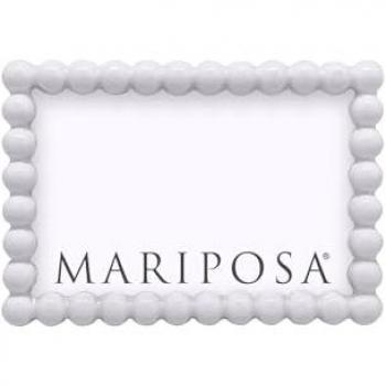 White 4 by 6 Mariposa Baubles Display Frame