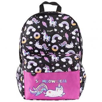 FRINGOO® Unicat Waterproof Travel Backpack for School and Laptop 17''