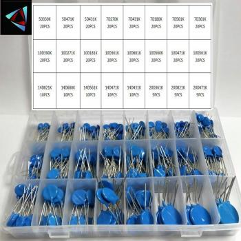 10D Set of Common Resistors and Varistors