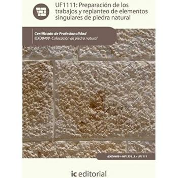 Preparación de los trabajos y replanteo de elementos singulares de piedra natural. Iexd0409