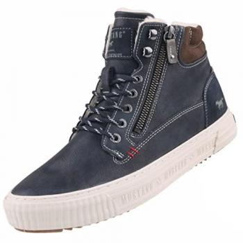 Mustang Herren Sneaker mit flachem Absatz