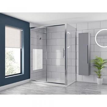 Wholesale Domestic Series 6 Chrome Glass Shower Enclosure 1500mm x 760mm