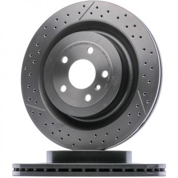 BREMBO Bromsskiva Hålad UV Coated 09.B710.11
