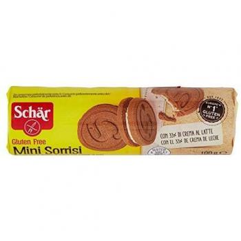 Galletas mini choco sorrisi sin gluten Schar 100 gramos