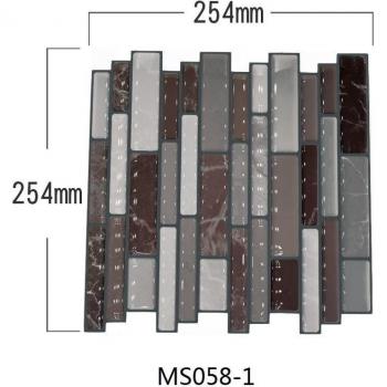 Self-Adhesive 3D Mosaic Tile Decals