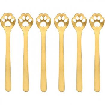 6 Pcs Mini Dessert Spoons