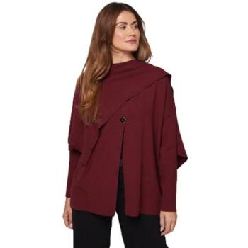 Berry Detail Knitted Cape (Large)