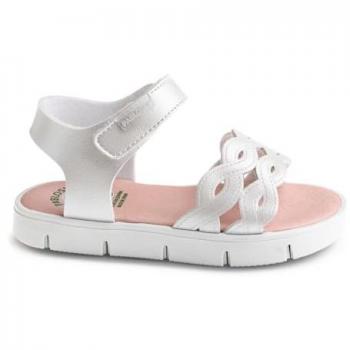 Polina Kid‑Comfort White Sandals