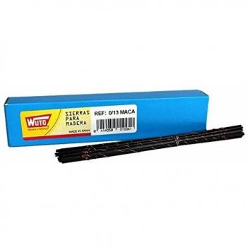 Pelo Marqueteria Segueta 13cm 23tpi Mad Pl. Nº 5 Wuto 12 Pz