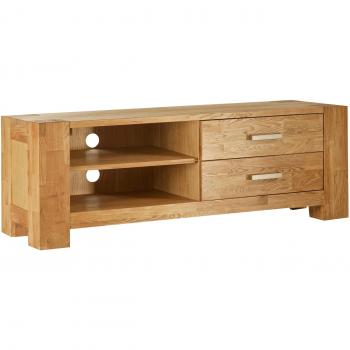 Massivwildeiche Lowboard Zeus (SIT 1615‑01) – 133 × 44 × 47 cm