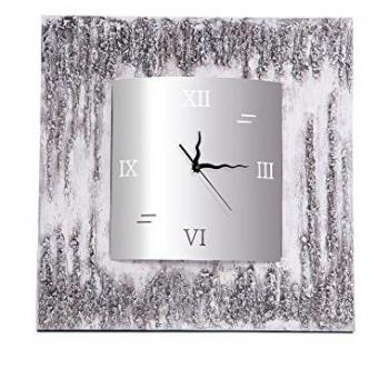 Reloj piedras cuadrado