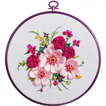 Sewing Craft Ribbon Embroidery Kit