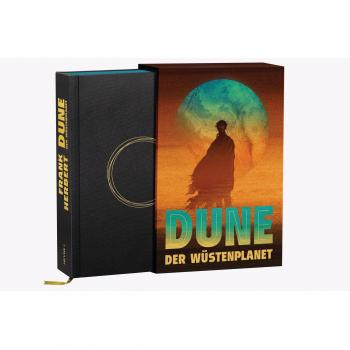 Dune – Der Wüstenplanet: Luxusausgabe: Der erfolgreichste Science-Fiction-Roman aller Zeiten mit Farbschnitt, herausnehmbarer farbiger Faltkarte und einem Nachwort von Frank Herbert im Schmuckschuber
