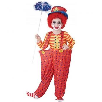 Bristol Novelty Kids' Clown Suit with Hoop