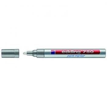 Edding 750 Lackmarker Silber Rundspitze 2-4mm 10 Stück