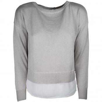 Suéter ONLY Onlshen L/s Mix para Mujer, Color Gris