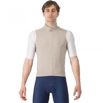 Chaleco cortavientos Castelli en tono beige
