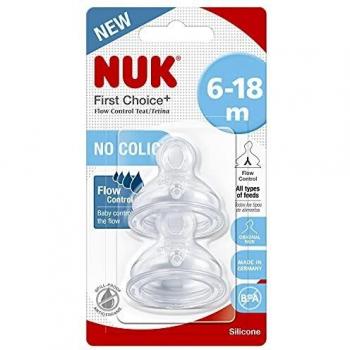 Baby Flow Teat Duo – 6‑18 Month Size, 2 Pack