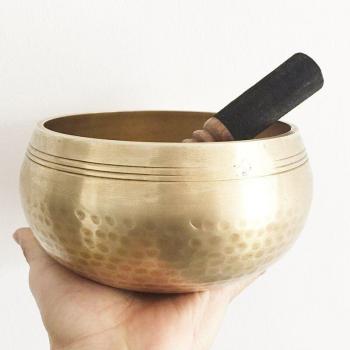 Yoga Meditation Brass Singing Bowl