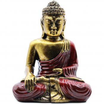 Big Red and Gold Buddha Decorative Piece