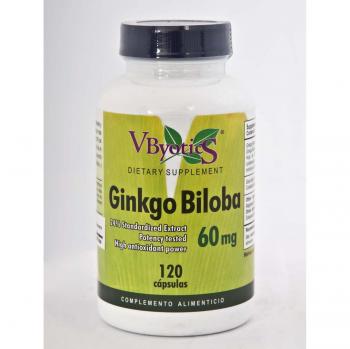 Vbyotics Ginkgo Biloba 60mg 120 Cápsulas