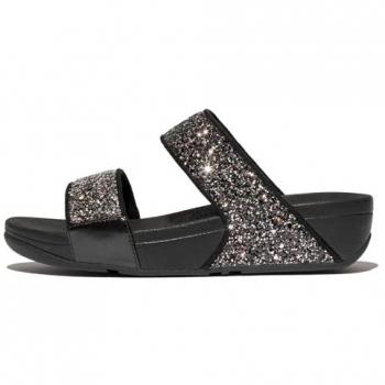 Women's Lulu 2‑Bar Glitter Beach Flip‑Flop