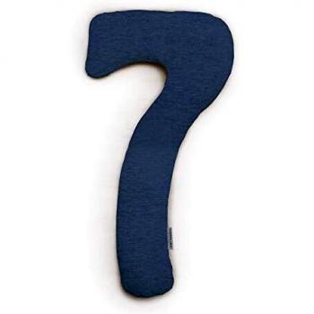 Theraline my7 Seitenschläferkissen, 3D-Schlaffunktion, Navyblau