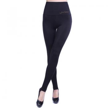 Leggings elásticos de cintura alta para mujer talla grande