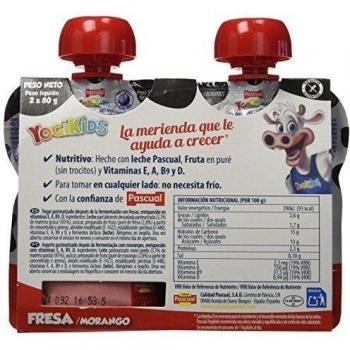 Pascual Yogur Fresa en Pouch 2 x 80 g