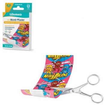 Lifemed Kinder-Wundpflaster Ninjas 0,5 m x 6 cm