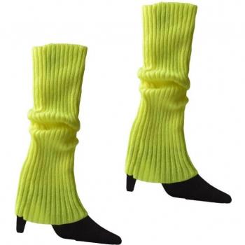 Leuchtende 80er Jahre Stiefel Socken für Frauen